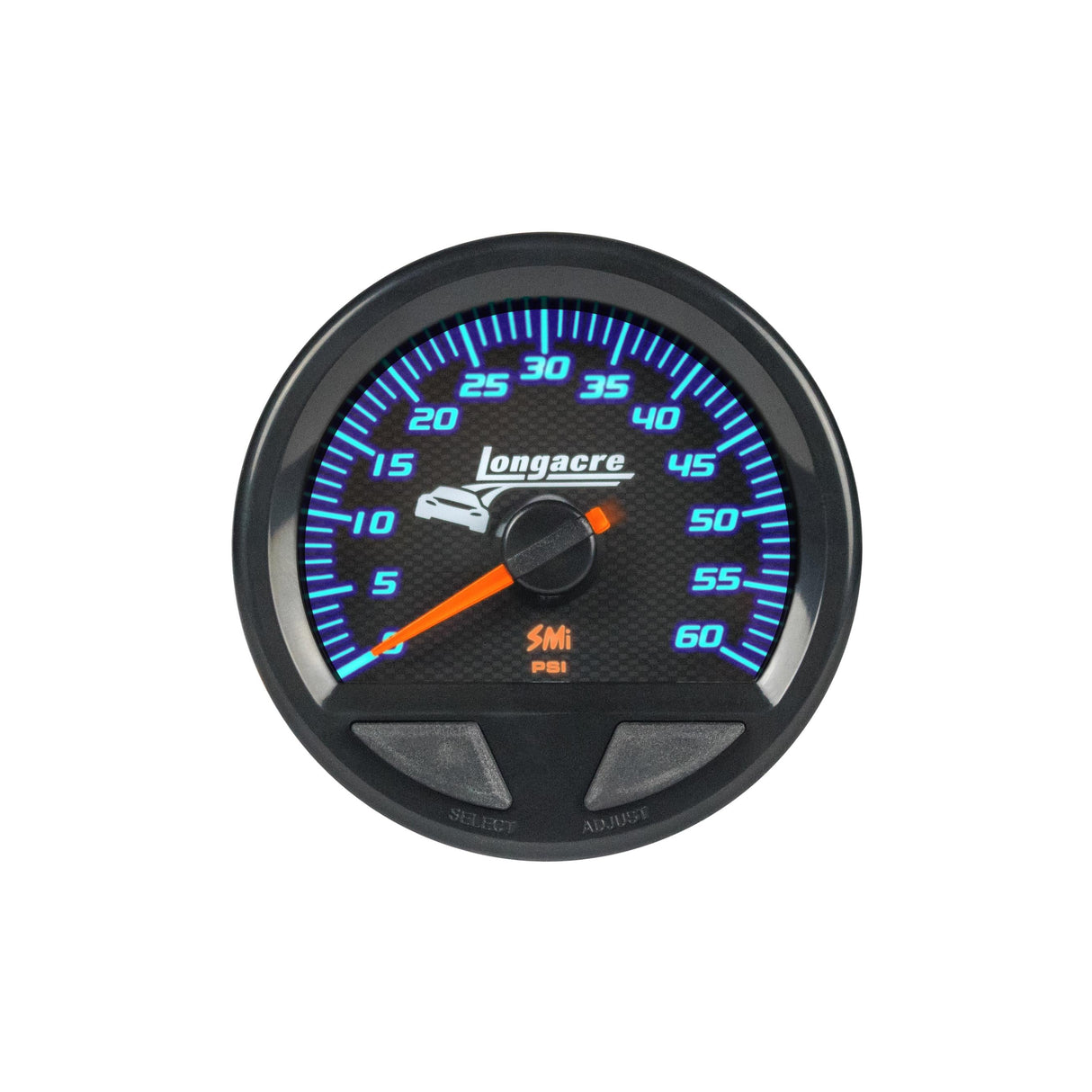 Longacre SMi™ Elite Waterproof Gauges, Water Pressure 0-60 psi, Sensor Not Included - 52-46756