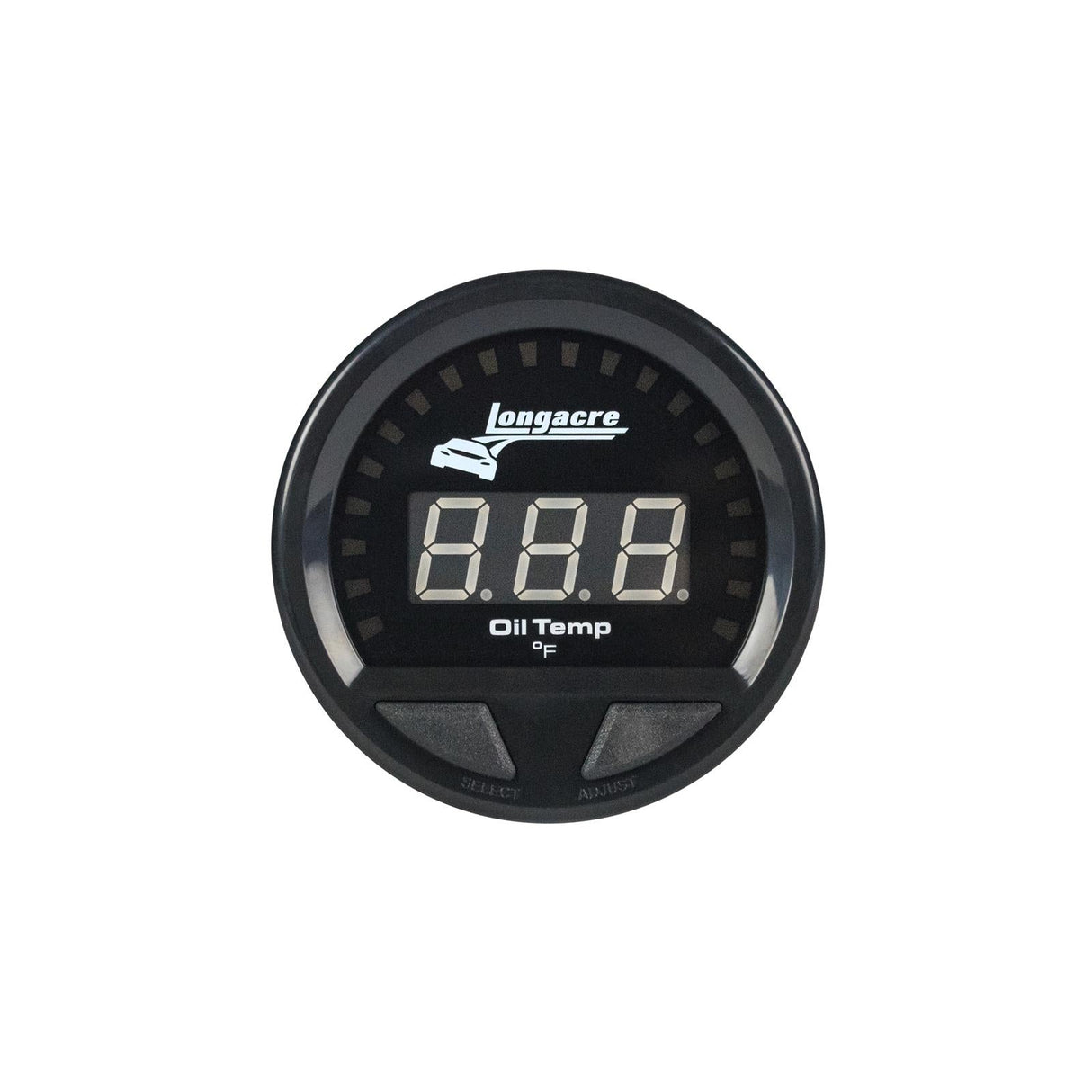 Longacre Digital Elite LED Waterproof Gauges, Oil Temperature 100-340, Sensor Included - 52-46861