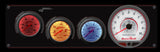 Longacre Sportsman™ Elite 3 Gauge Panel w/Tach Oil Pressure, Water Temperature, Fuel Pressure - 52-46908