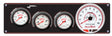 Longacre Sportsman™ Elite 3 Gauge Panel w/Tach Oil Pressure, Water Temperature, Fuel Pressure - 52-46908