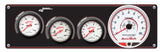 Longacre Sportsman™ Elite 3 Gauge Panel w/Tach Oil Pressure, Water Temperature, Fuel Pressure - 52-46908