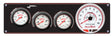 Longacre Sportsman™ Elite 3 Gauge Panel w/Tach Oil Pressure, Water Temperature, Water Pressure - 52-46909