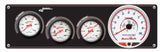 Longacre Sportsman™ Elite 3 Gauge Panel w/Tach Oil Pressure, Water Temperature, Water Pressure - 52-46909