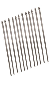 Longacre Stainless Steel Header Wrap Locking Ties - 14" - package 12 - 52-47845 52-47845