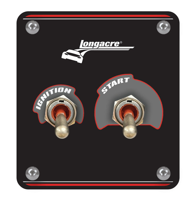 Longacre Elite Switch Panel - Toggle Starter/Ignition - 52-48961