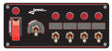 Longacre Elite Switch Panel - Starter/Ignition/4 ACC With Lights - 52-48969