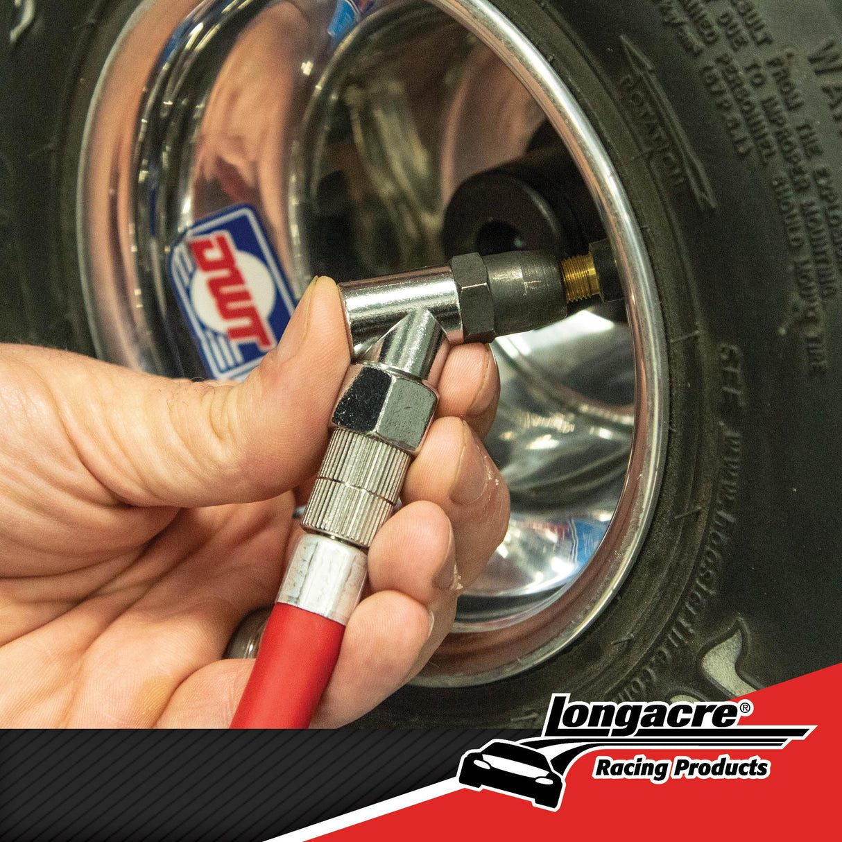 Longacre Swiveling Angle Tire Gauge Chuck - 52-50496