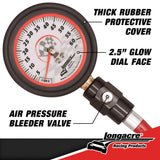 Longacre Deluxe 2½" Analog Tire Pressure Gauge - 52-52003