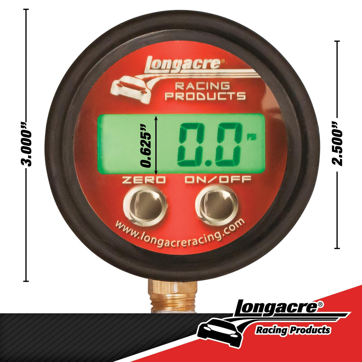 Longacre Pro Digital Tire Pressure Gauge - 52-53000