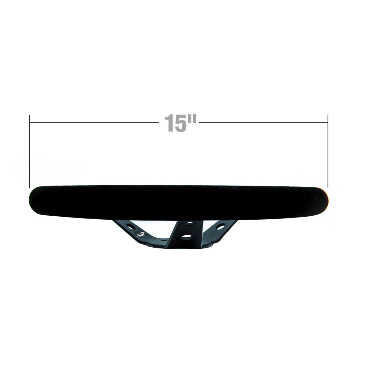 Longacre Suede Dished Steering Wheel - 15" Black - 52-56797