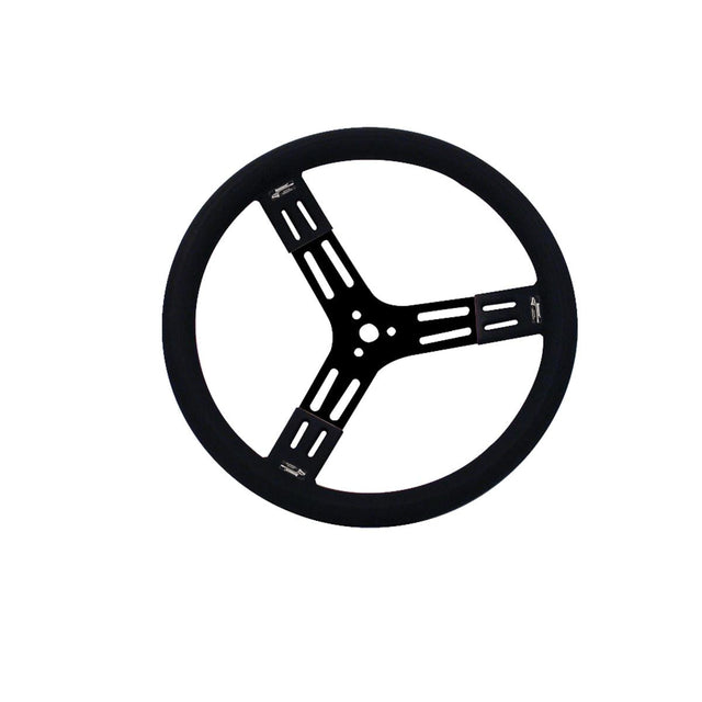 Longacre 15" Fat Grip Aluminum Steering Wheel - 52-56809