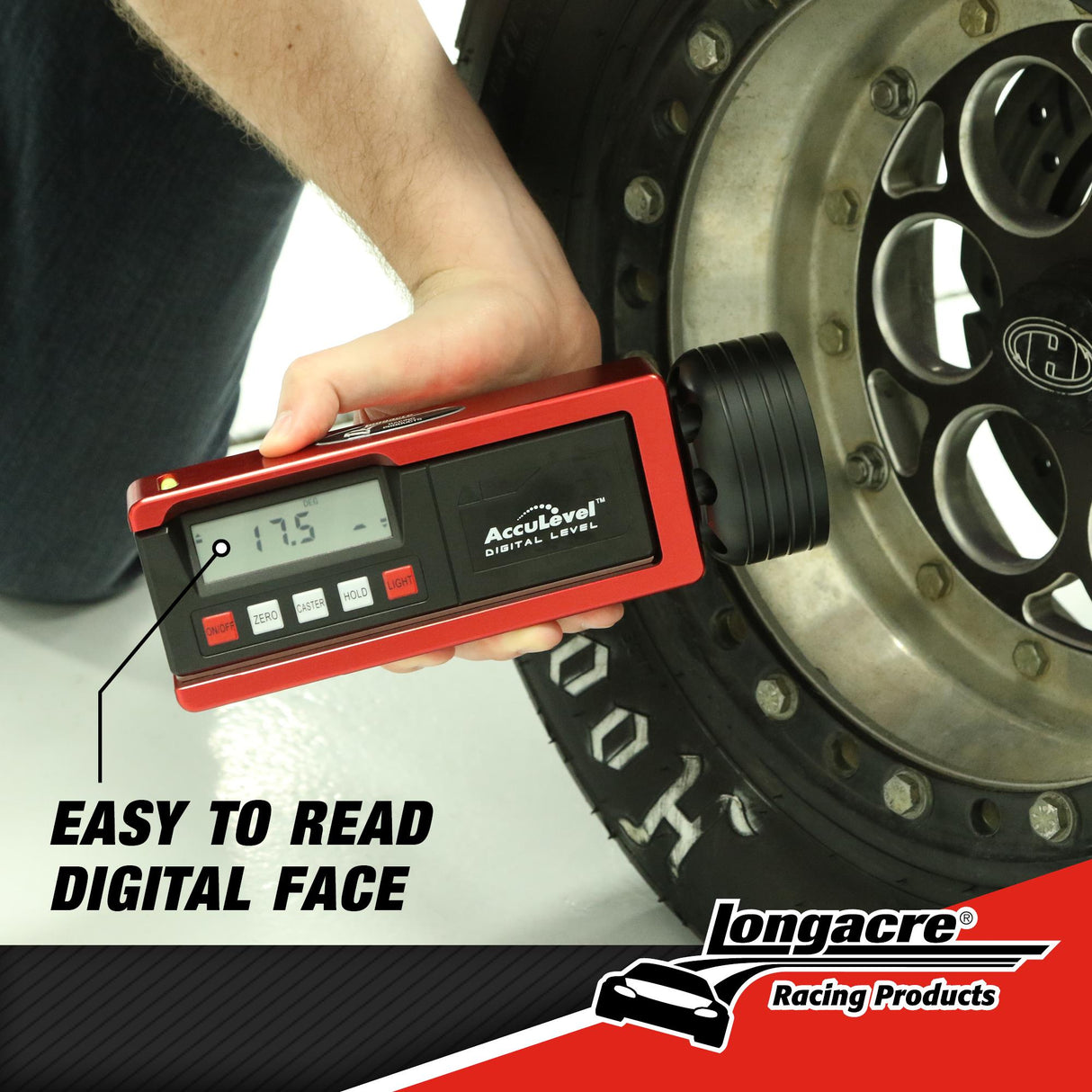 Longacre Digital Caster / Camber Gauge with AccuLevel™ - 52-78290
