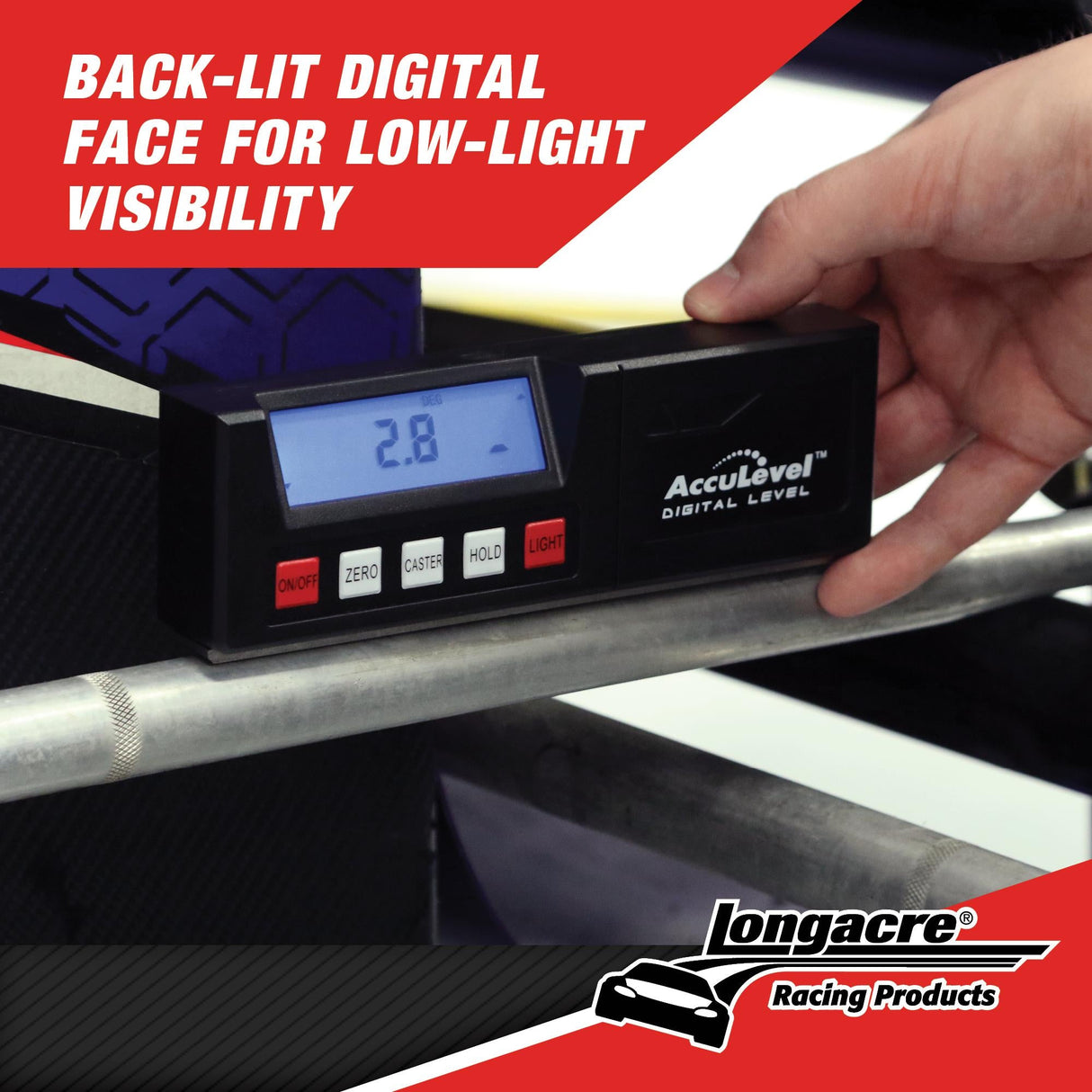 Longacre Digital C/C Gauge w AccuLevel™ and Quick Set™ Adapter - 52-78295