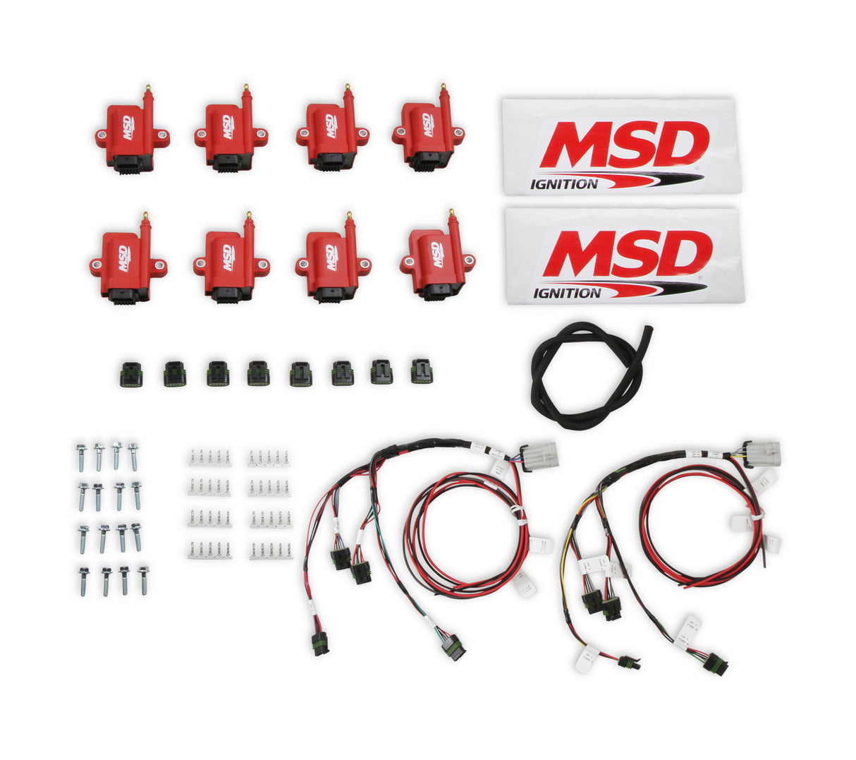 MSD Ignition Coil - Smart - Big Wire Kit - Red - 8289-KIT