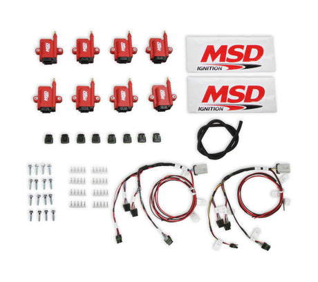 MSD Ignition Coil - Smart - Big Wire Kit - Red - 8289-KIT