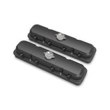 Holley 241-192 2-Piece Pontiac Style Valve Cover - Gen III/IV LS - Satin Black