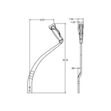 Hurst Pistol Grip Shifter Stick for Mopar B-Body - 5388585