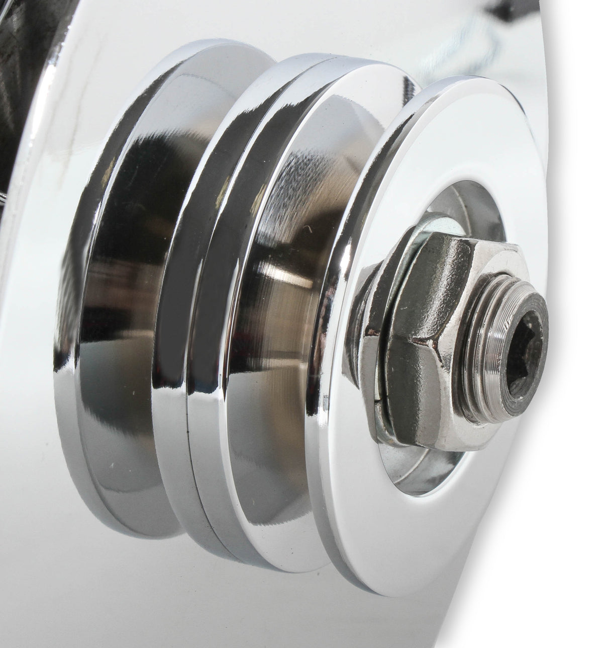 Mr Gasket Chrome Alternator-Ford 80 Amp - 5124