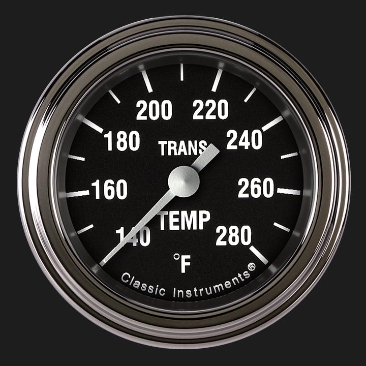 Classic Instruments Hot Rod 2 1/8" Transmission Temperature Gauge - HR127SLF