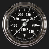 Classic Instruments Hot Rod 2 1/8" Transmission Temperature Gauge - HR127SLF