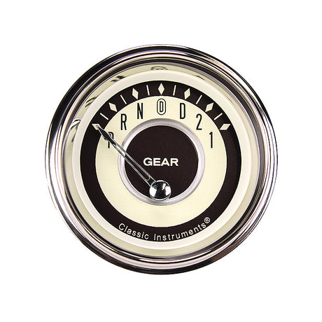 Classic Instruments Nostalgia VT 2 1/8" Gear Indicator, Overdrive - NT06SHC