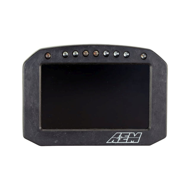 AEM CD-5FLG Carbon Flat Panel Logging Display with Internal GPS - 30-5603F