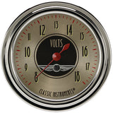 Classic Instruments All American Nickel 2 5/8" Voltage Gauge - AN330SLC