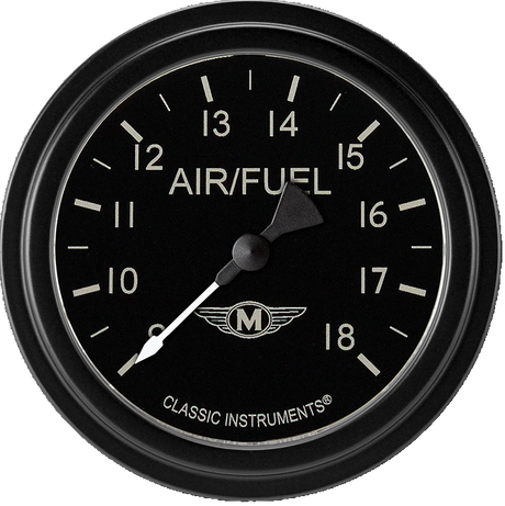 Classic Instruments Moal Bomber 2 5/8" Air Fuel Ratio Gauge - MA394BLF