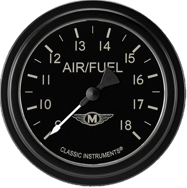 Classic Instruments Moal Bomber 2 5/8" Air Fuel Ratio Gauge - MA394BLF