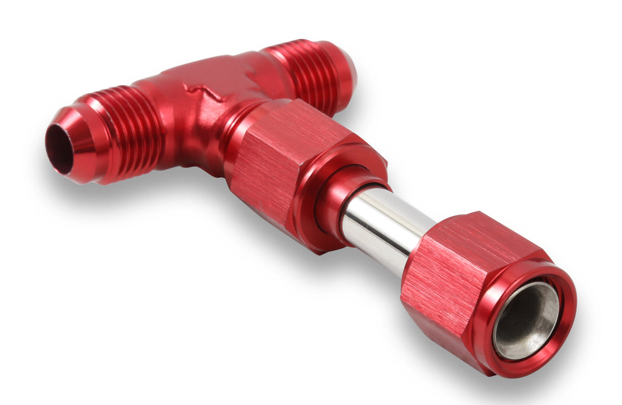 Quick Fuel Dual Feed Fuel Line #6AN (Red) - 34-600RQFT