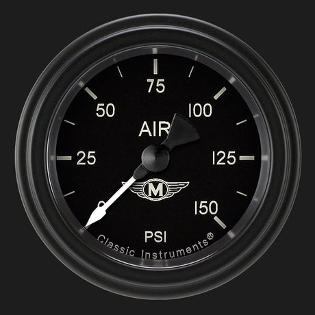 Classic Instruments Moal Bomber 2 1/8" Air Pressure Gauge - MA118BLF