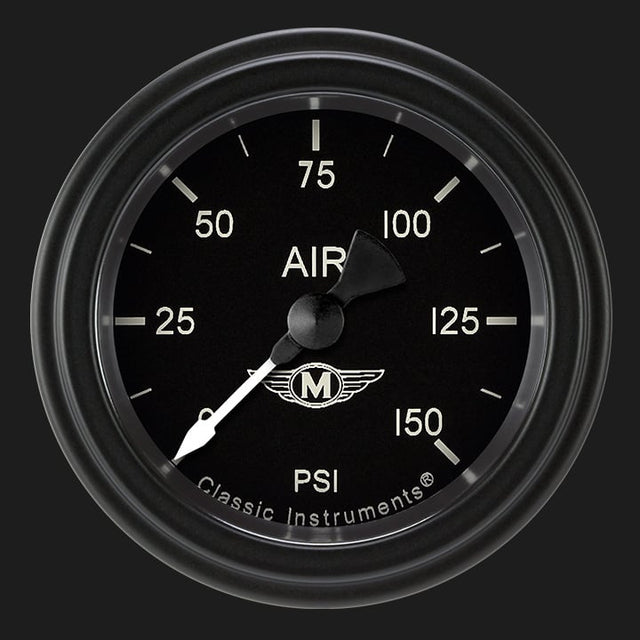 Classic Instruments Moal Bomber 2 1/8" Air Pressure Gauge - MA118BLF