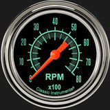 Classic Instruments G/Stock 2 5/8" Tachometer - GS383SLF
