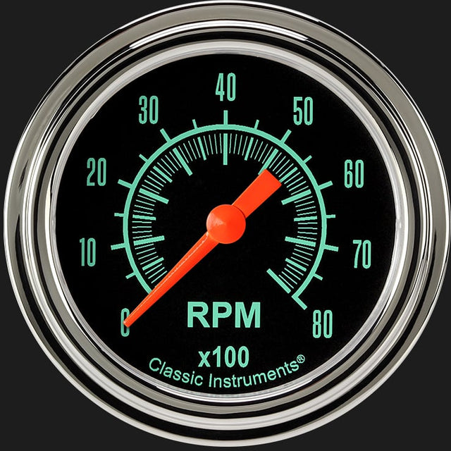 Classic Instruments G/Stock 2 5/8" Tachometer - GS383SLF