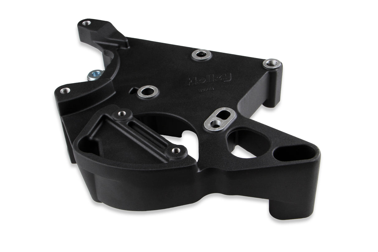 Holley 20-138BK LS/LT High-Mount Complete Accessory Drive Kit- Black Finish