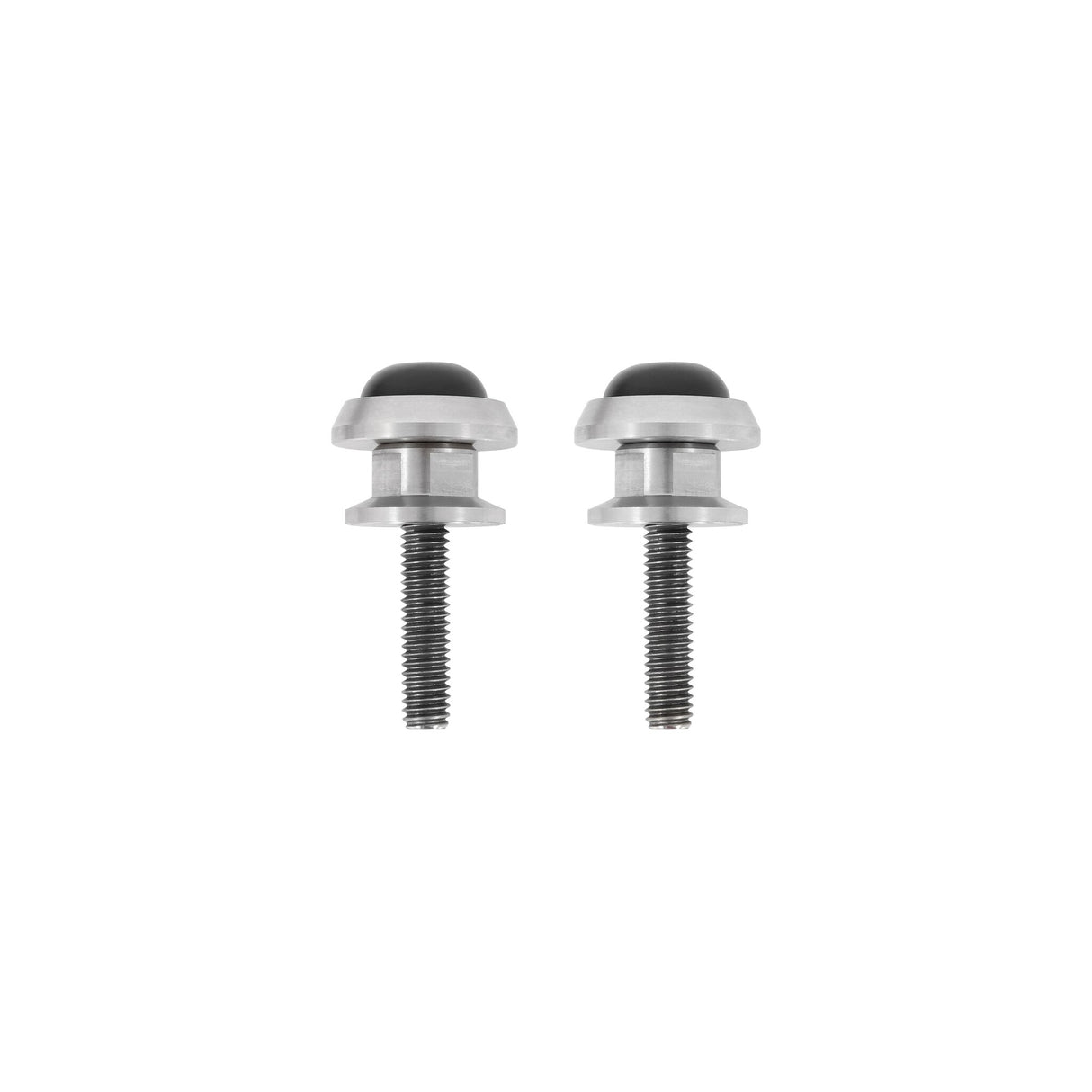 Scott Drake Hood Bumper, Adjustable, Stainless Steel, Pair - C5ZZ-16763-S