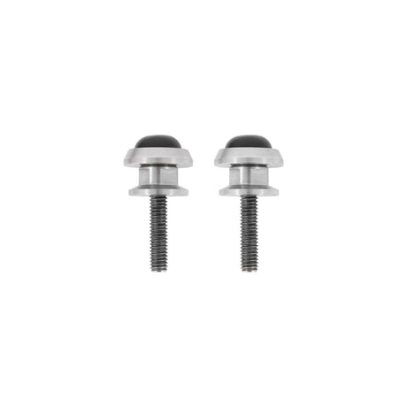 Scott Drake Hood Bumper, Adjustable, Stainless Steel, Pair - C5ZZ-16763-S