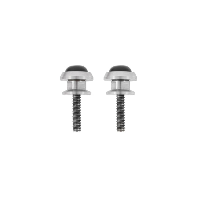 Scott Drake Hood Bumper, Adjustable, Stainless Steel, Pair - C5ZZ-16763-S