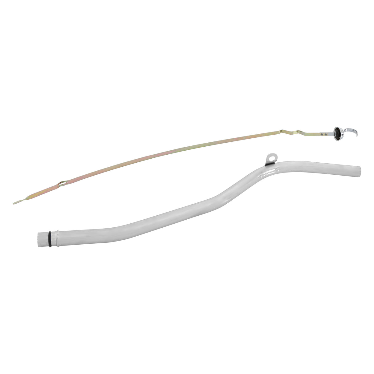 Mr Gasket Automatic Transmission Dipstick & Tube - Chrome - 9690