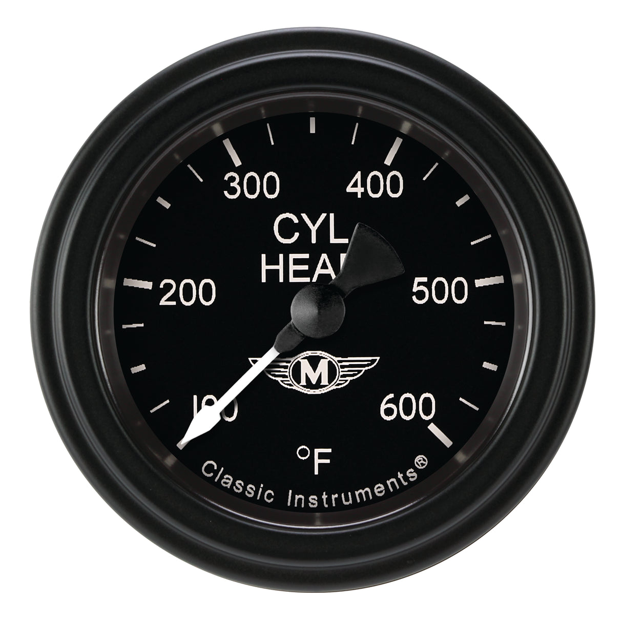 Classic Instruments Moal Bomber 2-1/8" Cylinder Head Tempature Gauge - MA197BLF