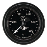 Classic Instruments Moal Bomber 2-1/8" Cylinder Head Tempature Gauge - MA197BLF