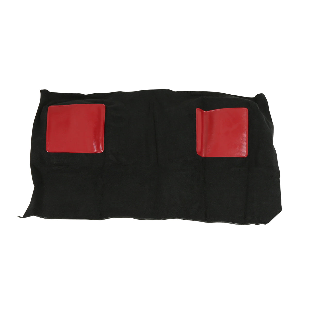 Scott Drake Mach 1 Carpet Kit (Black with Red Inserts) - CAR69-M-BK-RD