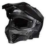 Simpson Motorcycle Xcursion Bandit Helmet - Carbon MD - XBCMD
