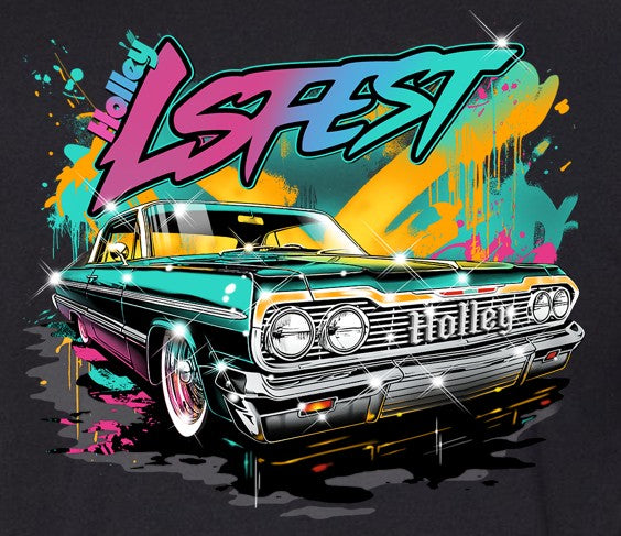 Holley 10514-2XHOL LS Fest Low Rider Adrenaline Tee