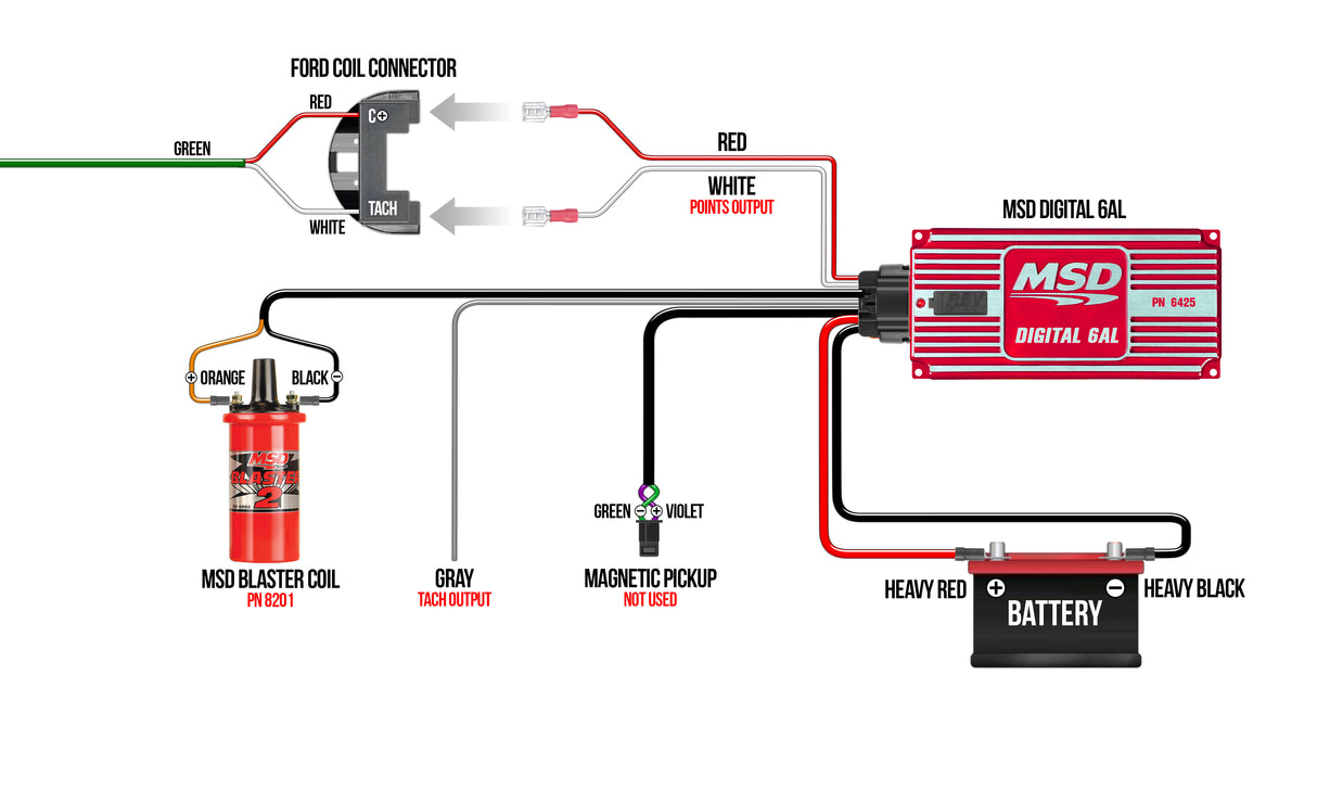 MSD Digital 6AL Ignition Control - Red - 6425