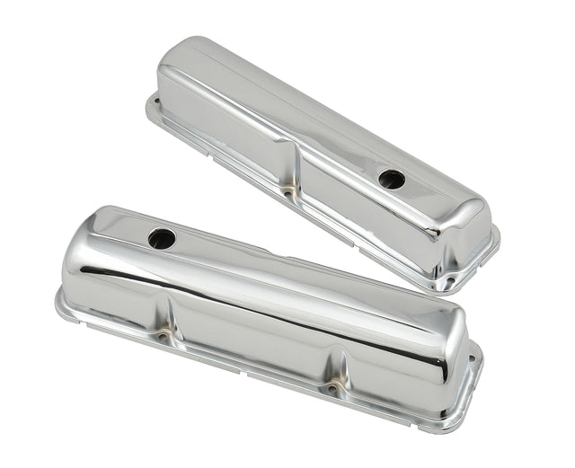 Mr Gasket Chrome Valve Covers with Baffle - 9412