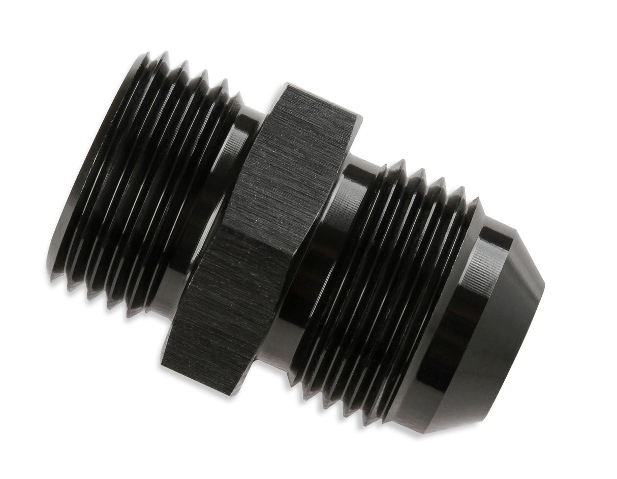 Mr Gasket -8 AN To 3/4-16 O-Ring - Black - 480008-BL