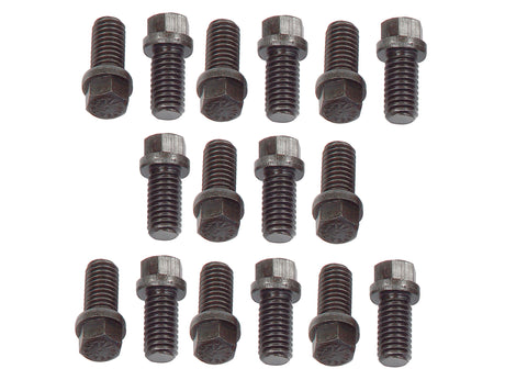 Mr Gasket Mr. Gasket Header Bolts - 3/8-16 x 3/4 Inch Hex Head - Set of 16 - 919G
