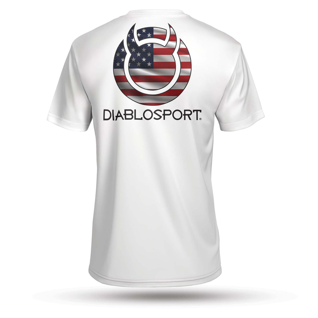 DiabloSport USA Flag Shirt White 3XL - G1076