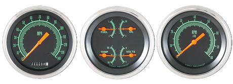 Classic Instruments G STOCK 3IN SPEEDO/QUAD/TACH-GM - GS03SLC